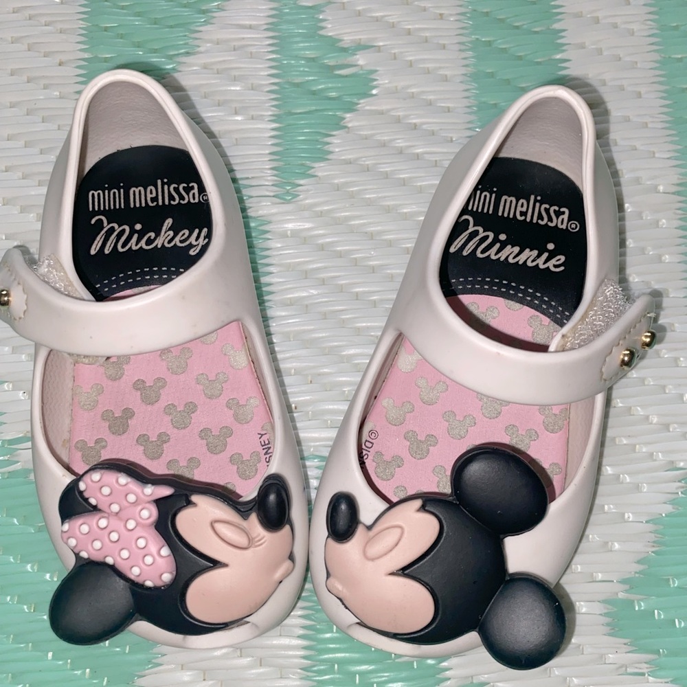 Mini Melissa Minnie and Mickey MaryJanes